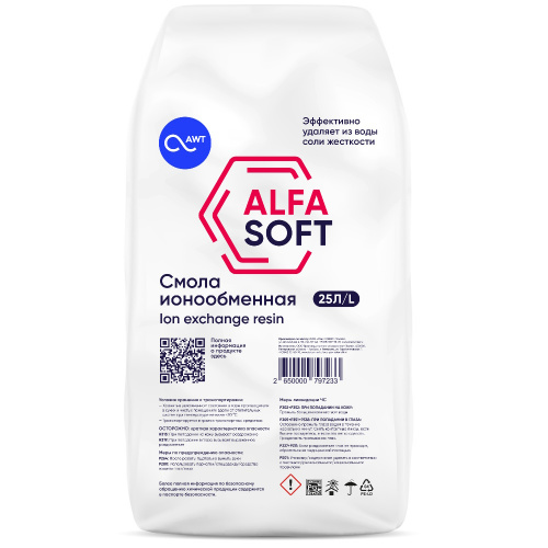 ALFASOFT (Токем-153) Ионообменная смола (25л,20кг)