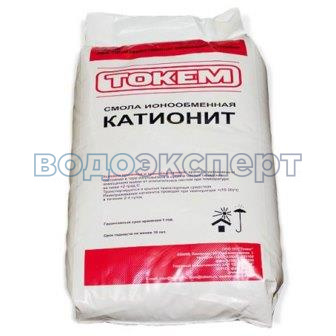 TOKEM Катионит КУ-2-8 (H-форма), мешок 25 кг